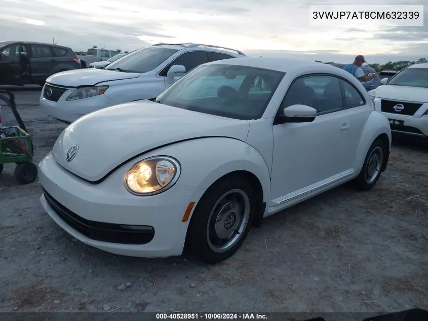 2012 Volkswagen Beetle VIN: 3VWJP7AT8CM632339 Lot: 40528951