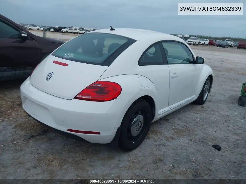 2012 Volkswagen Beetle VIN: 3VWJP7AT8CM632339 Lot: 40528951