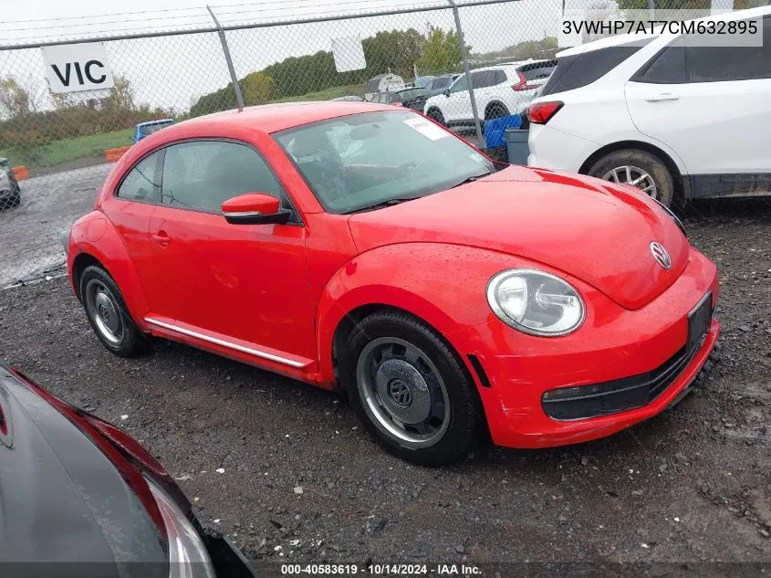 2012 Volkswagen Beetle 2.5L VIN: 3VWHP7AT7CM632895 Lot: 40583619