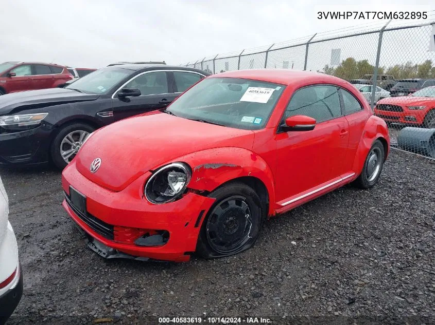 2012 Volkswagen Beetle 2.5L VIN: 3VWHP7AT7CM632895 Lot: 40583619