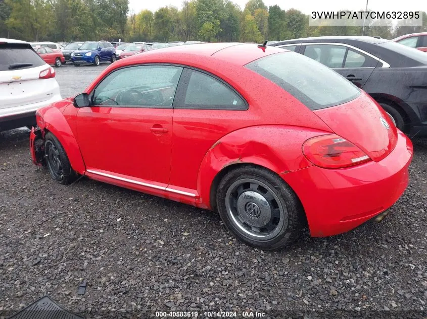 2012 Volkswagen Beetle 2.5L VIN: 3VWHP7AT7CM632895 Lot: 40583619