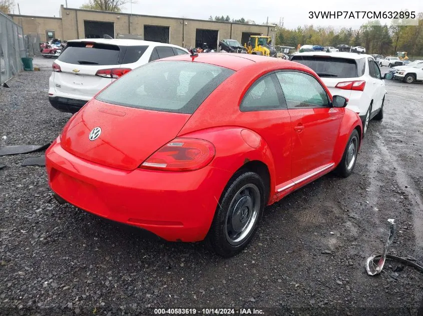 2012 Volkswagen Beetle 2.5L VIN: 3VWHP7AT7CM632895 Lot: 40583619