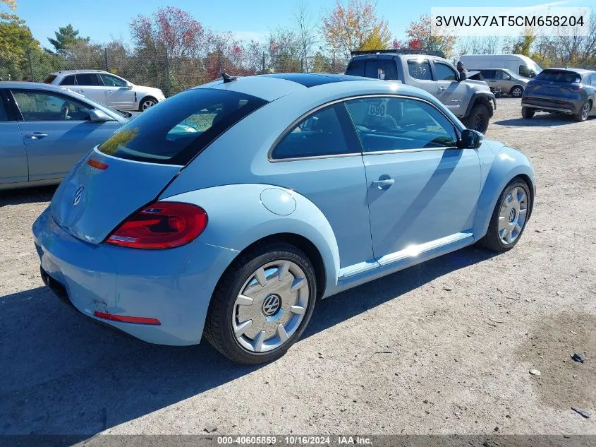 2012 Volkswagen Beetle 2.5L VIN: 3VWJX7AT5CM658204 Lot: 40605859