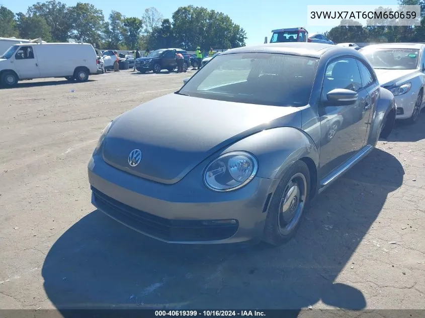 2012 Volkswagen Beetle 2.5L VIN: 3VWJX7AT6CM650659 Lot: 40619399