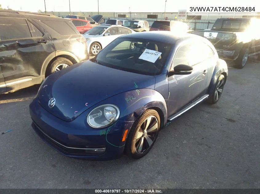 2012 Volkswagen Beetle 2.0T Turbo VIN: 3VWVA7AT4CM628484 Lot: 40619797