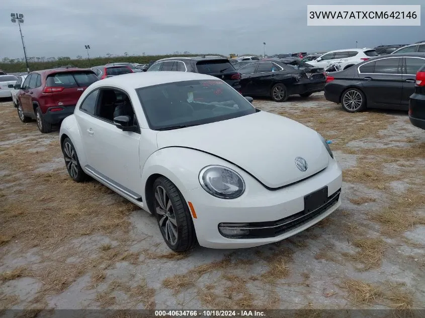 2012 Volkswagen Beetle 2.0T Turbo VIN: 3VWVA7ATXCM642146 Lot: 40634766