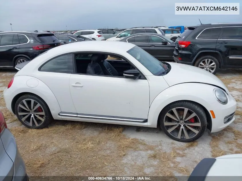 2012 Volkswagen Beetle 2.0T Turbo VIN: 3VWVA7ATXCM642146 Lot: 40634766