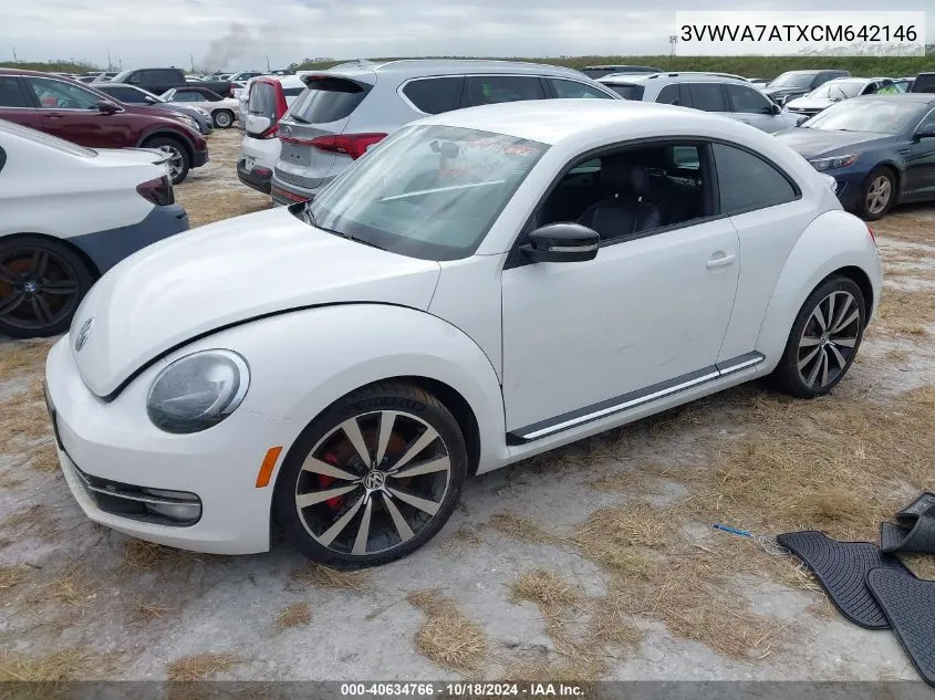 2012 Volkswagen Beetle 2.0T Turbo VIN: 3VWVA7ATXCM642146 Lot: 40634766