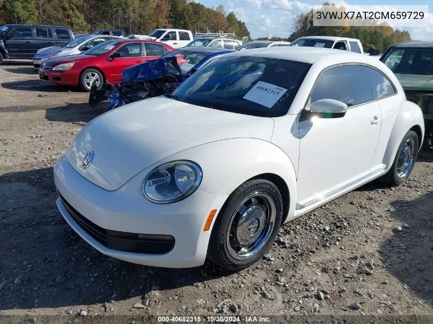 2012 Volkswagen Beetle 2.5L VIN: 3VWJX7AT2CM659729 Lot: 40682315