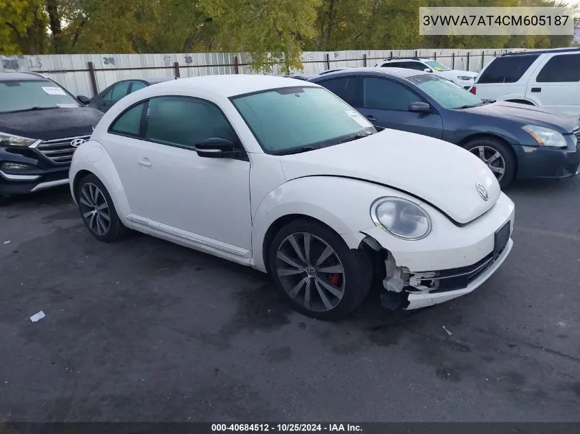 2012 Volkswagen Beetle 2.0T Turbo Launch Edition VIN: 3VWVA7AT4CM605187 Lot: 40684512