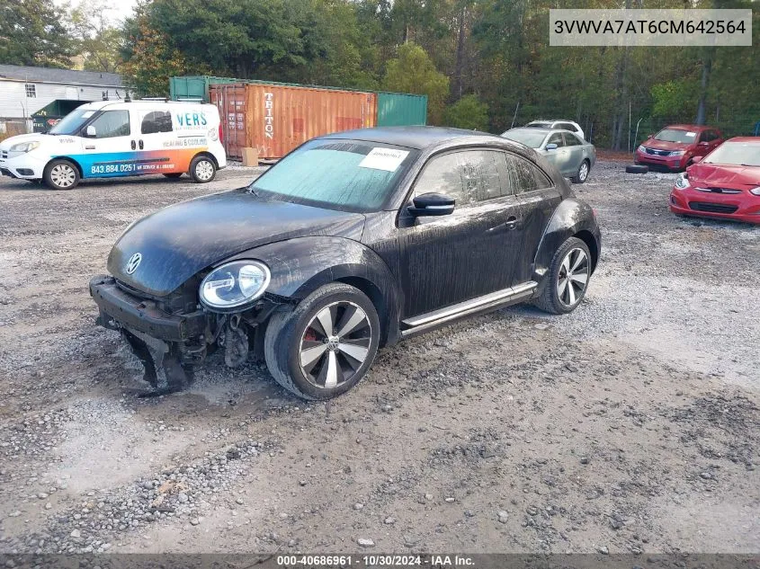 2012 Volkswagen Beetle 2.0T Turbo VIN: 3VWVA7AT6CM642564 Lot: 40686961