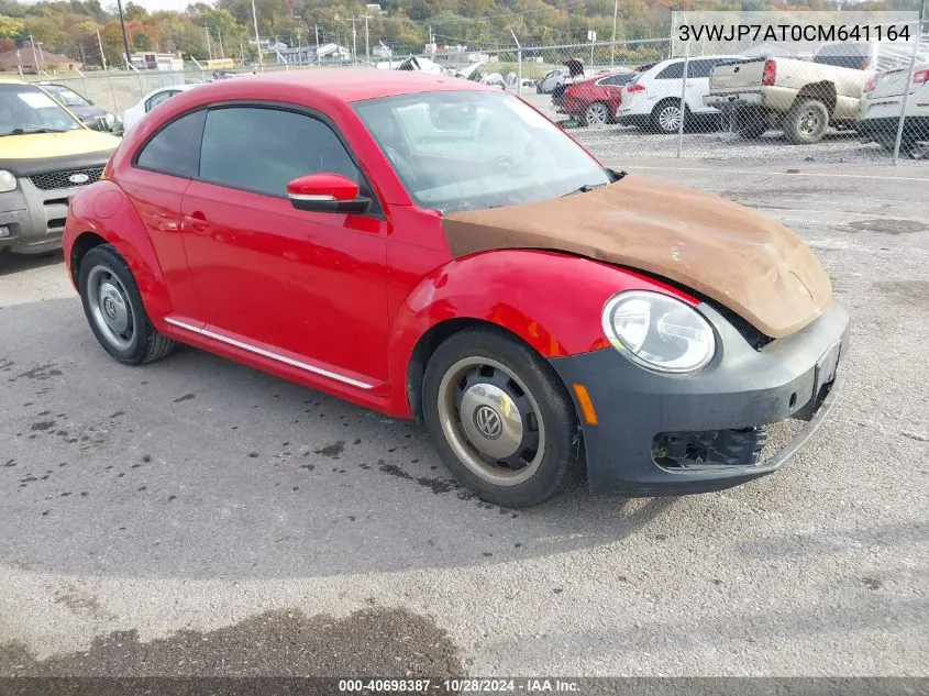 2012 Volkswagen Beetle 2.5L VIN: 3VWJP7AT0CM641164 Lot: 40698387