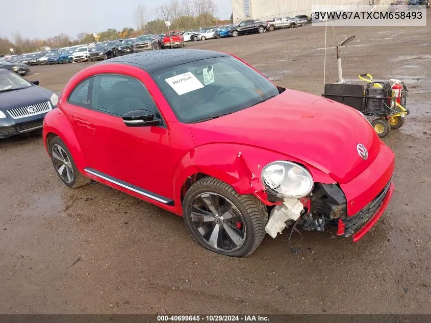 2012 Volkswagen Beetle 2.0T Turbo VIN: 3VWV67ATXCM658493 Lot: 40699645