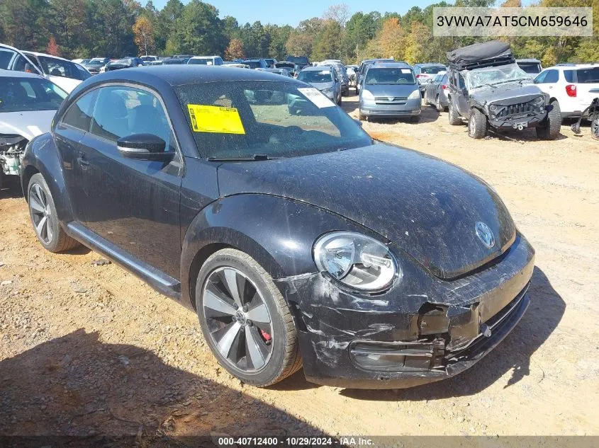 2012 Volkswagen Beetle 2.0T Turbo VIN: 3VWVA7AT5CM659646 Lot: 40712400