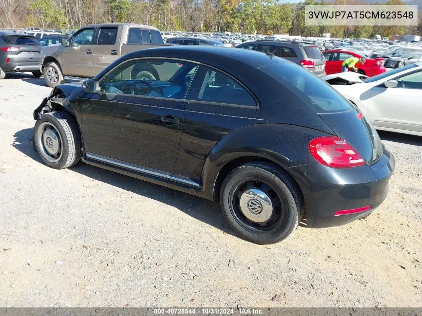 2012 Volkswagen Beetle 2.5L VIN: 3VWJP7AT5CM623548 Lot: 40728544