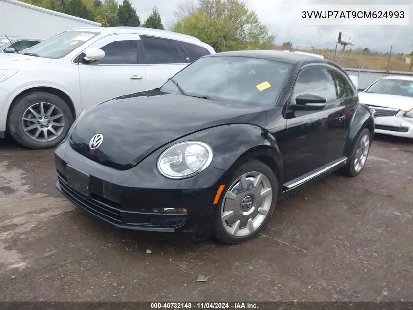 2012 Volkswagen Beetle 2.5L VIN: 3VWJP7AT9CM624993 Lot: 40732148