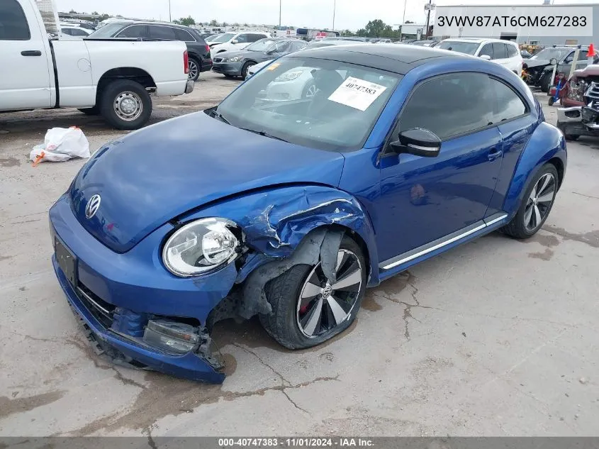 2012 Volkswagen Beetle 2.0T Turbo VIN: 3VWV87AT6CM627283 Lot: 40747383