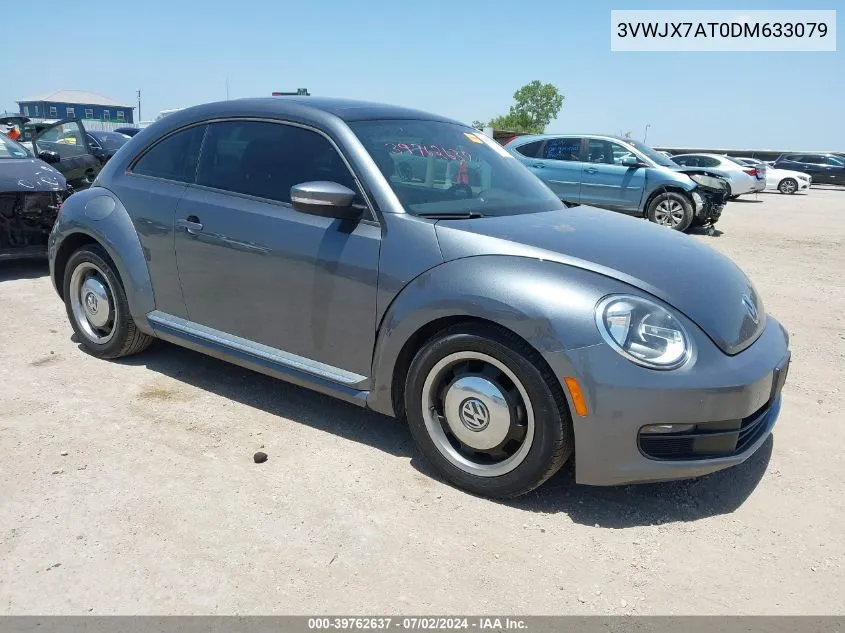 2013 Volkswagen Beetle 2.5L VIN: 3VWJX7AT0DM633079 Lot: 39762637