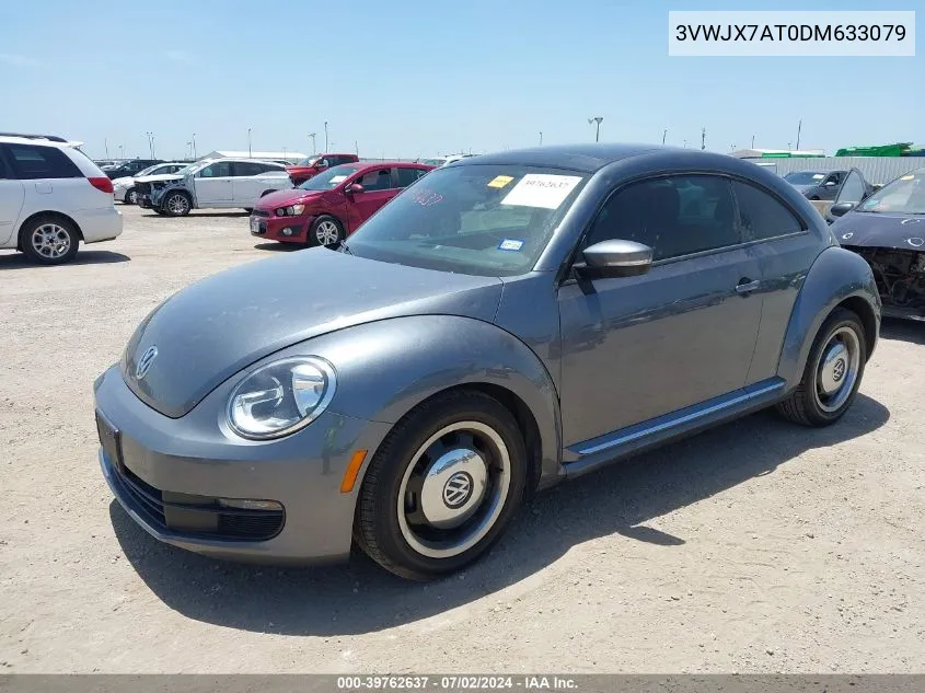 2013 Volkswagen Beetle 2.5L VIN: 3VWJX7AT0DM633079 Lot: 39762637