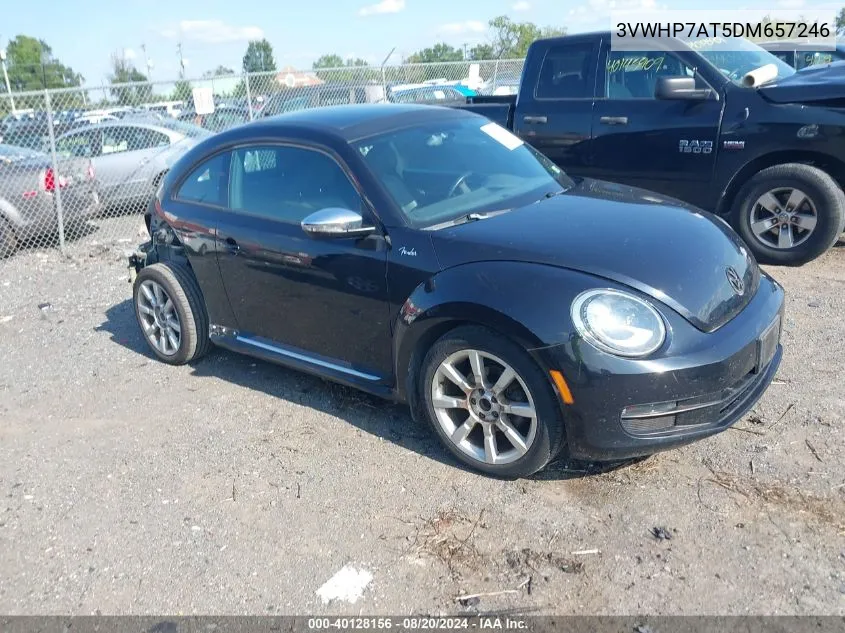 2013 Volkswagen Beetle 2.5L Fender Edition VIN: 3VWHP7AT5DM657246 Lot: 40128156