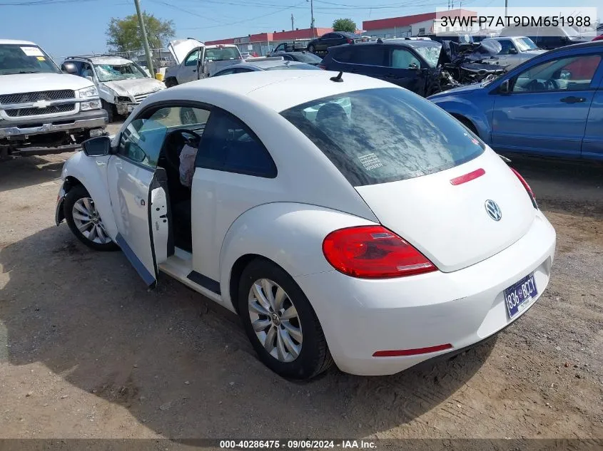 3VWFP7AT9DM651988 2013 Volkswagen Beetle 2.5L Entry