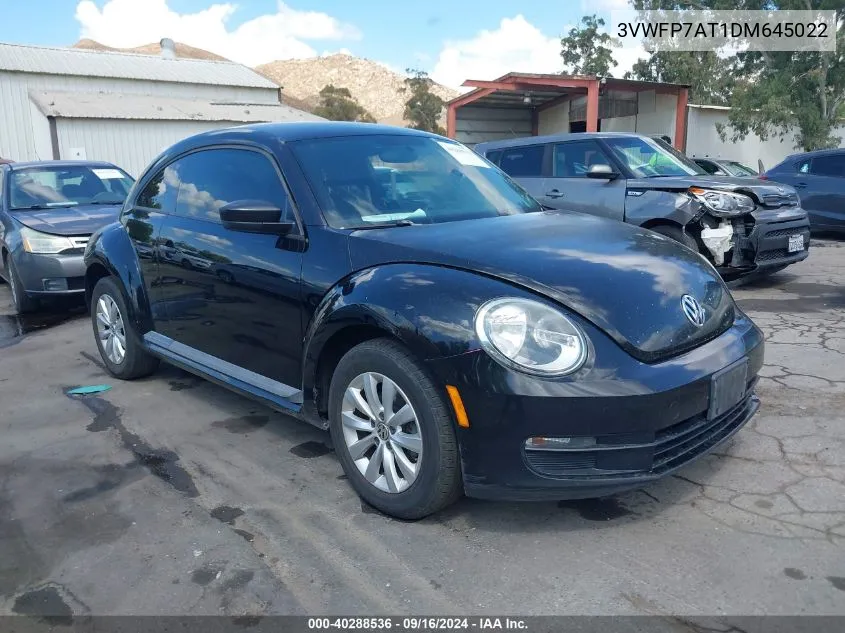 3VWFP7AT1DM645022 2013 Volkswagen Beetle 2.5L Entry