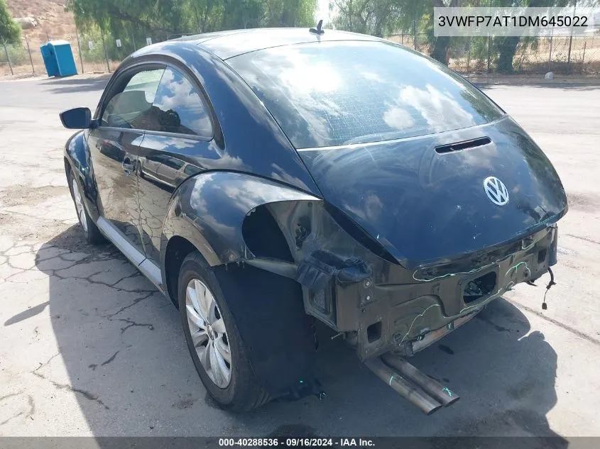 3VWFP7AT1DM645022 2013 Volkswagen Beetle 2.5L Entry