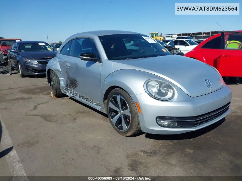 2013 Volkswagen Beetle Turbo VIN: 3VWVA7AT8DM623564 Lot: 40356989