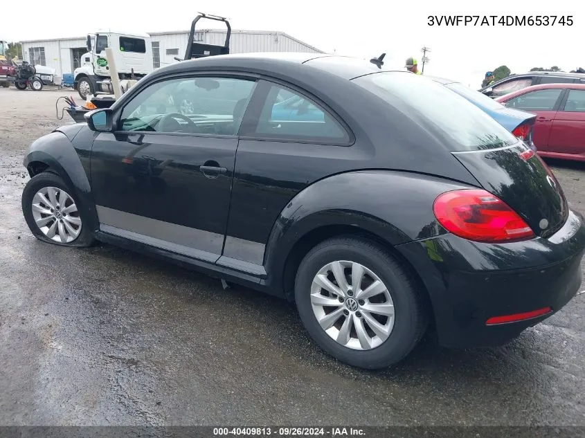 3VWFP7AT4DM653745 2013 Volkswagen Beetle 2.5L Entry