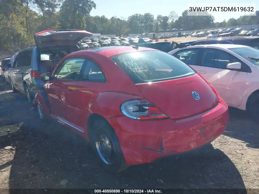 2013 Volkswagen Beetle 2.5L VIN: 3VWJP7AT5DM619632 Lot: 40550698