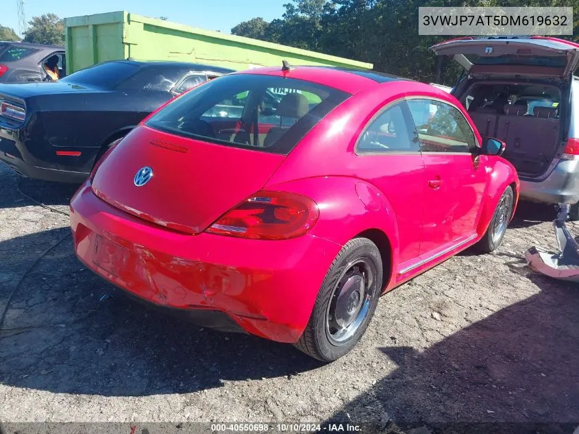 2013 Volkswagen Beetle 2.5L VIN: 3VWJP7AT5DM619632 Lot: 40550698