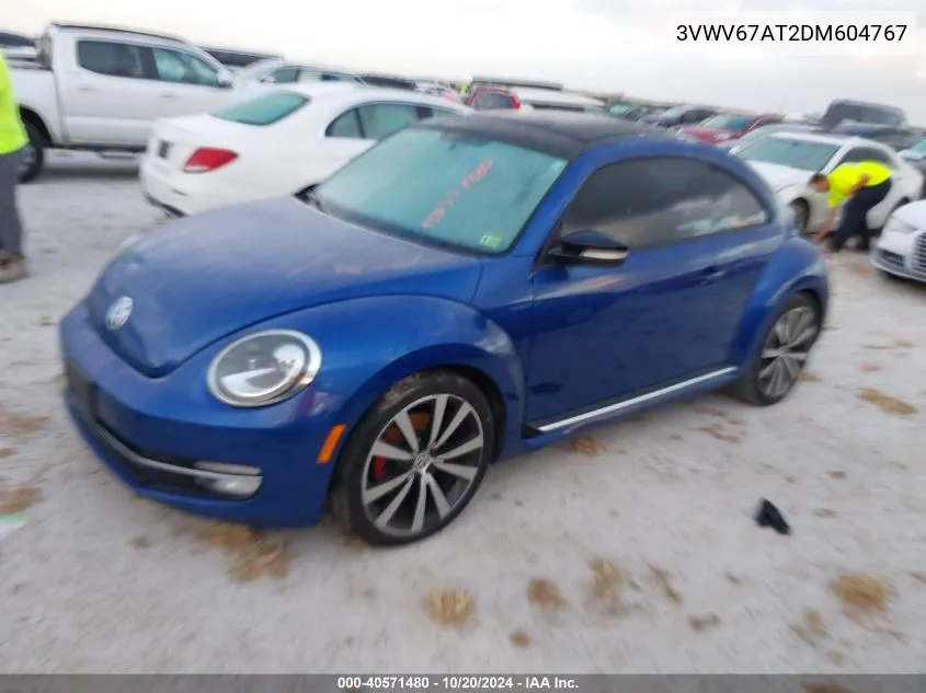 2013 Volkswagen Beetle Turbo VIN: 3VWV67AT2DM604767 Lot: 40571480