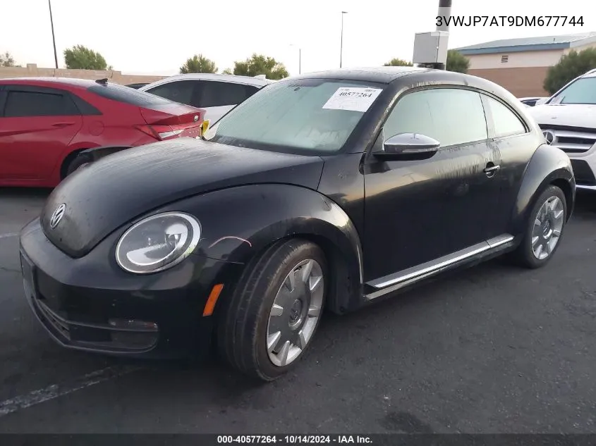 2013 Volkswagen Beetle VIN: 3VWJP7AT9DM677744 Lot: 40577264