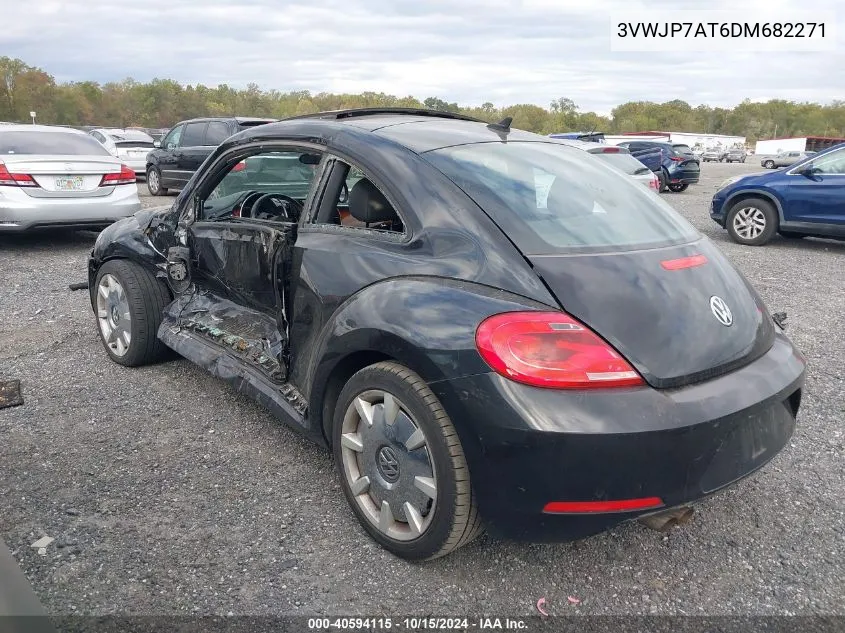 2013 Volkswagen Beetle 2.5L Fender Edition VIN: 3VWJP7AT6DM682271 Lot: 40594115