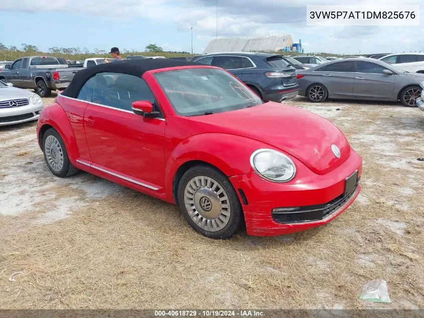 2013 Volkswagen Beetle 2.5L VIN: 3VW5P7AT1DM825676 Lot: 40618729