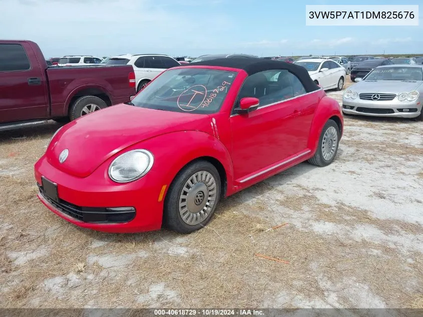 2013 Volkswagen Beetle 2.5L VIN: 3VW5P7AT1DM825676 Lot: 40618729