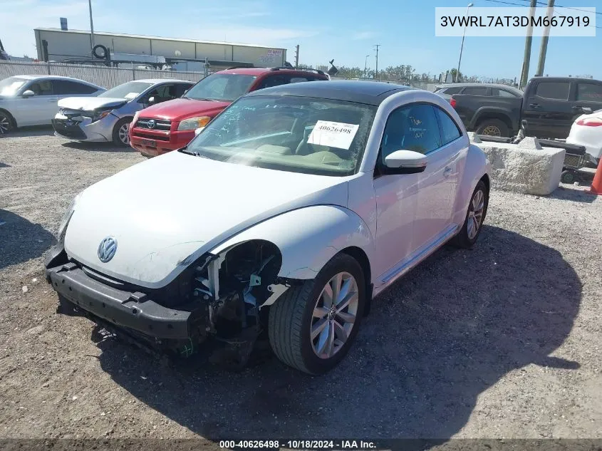 2013 Volkswagen Beetle 2.0L Tdi VIN: 3VWRL7AT3DM667919 Lot: 40626498