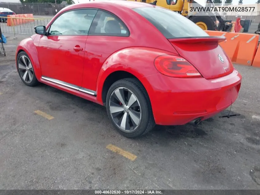 2013 Volkswagen Beetle 2.0T Turbo VIN: 3VWVA7AT9DM628577 Lot: 40632530