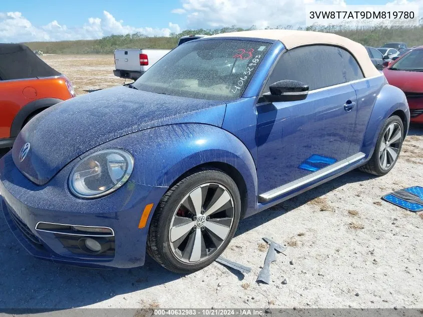 2013 Volkswagen Beetle 2.0T VIN: 3VW8T7AT9DM819780 Lot: 40632983