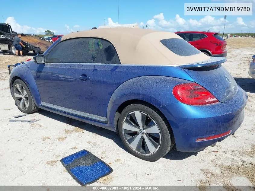 2013 Volkswagen Beetle 2.0T VIN: 3VW8T7AT9DM819780 Lot: 40632983