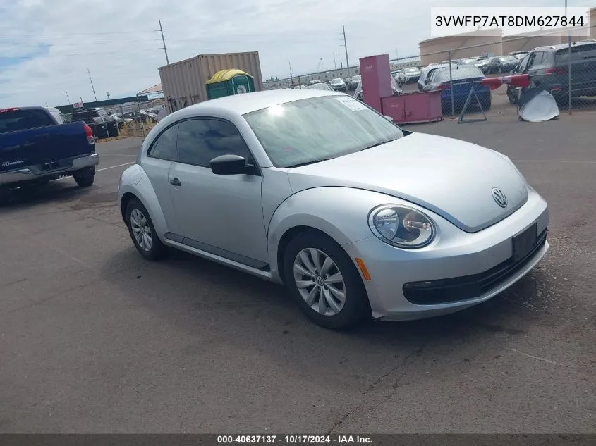 2013 Volkswagen Beetle 2.5L Entry VIN: 3VWFP7AT8DM627844 Lot: 40637137