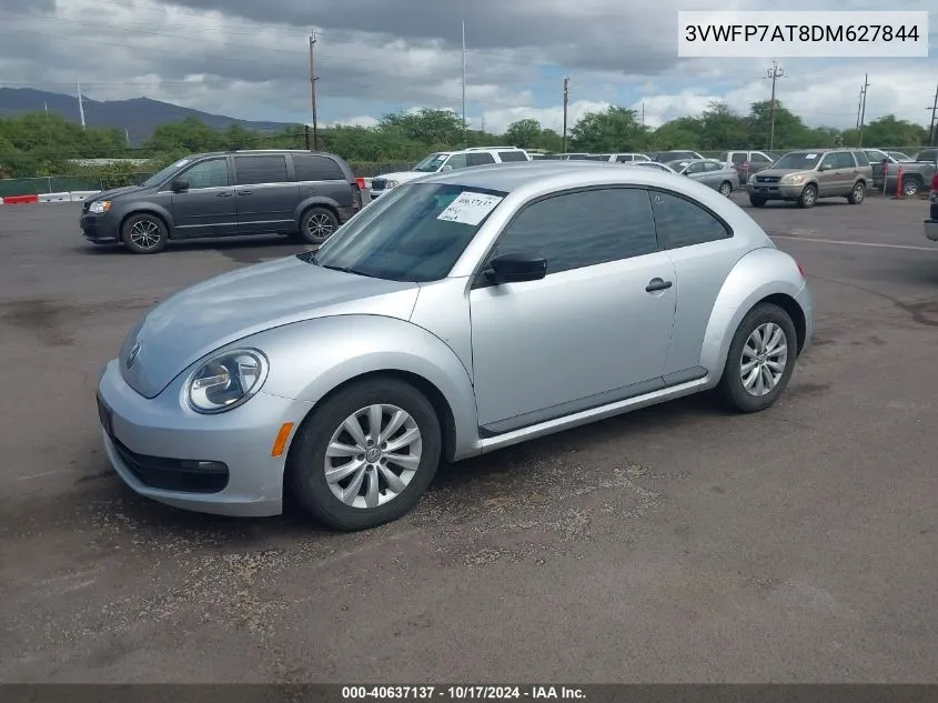 2013 Volkswagen Beetle 2.5L Entry VIN: 3VWFP7AT8DM627844 Lot: 40637137