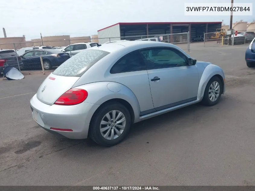 2013 Volkswagen Beetle 2.5L Entry VIN: 3VWFP7AT8DM627844 Lot: 40637137