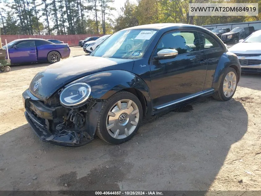 2013 Volkswagen Beetle 2.0T Fender Edition VIN: 3VWVT7AT2DM684919 Lot: 40644857