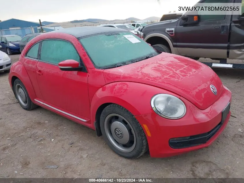 2013 Volkswagen Beetle 2.5L VIN: 3VWJX7AT8DM602565 Lot: 40666142