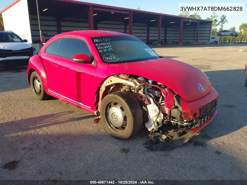 2013 Volkswagen Beetle VIN: 3VWHX7AT8DM662828 Lot: 40671442