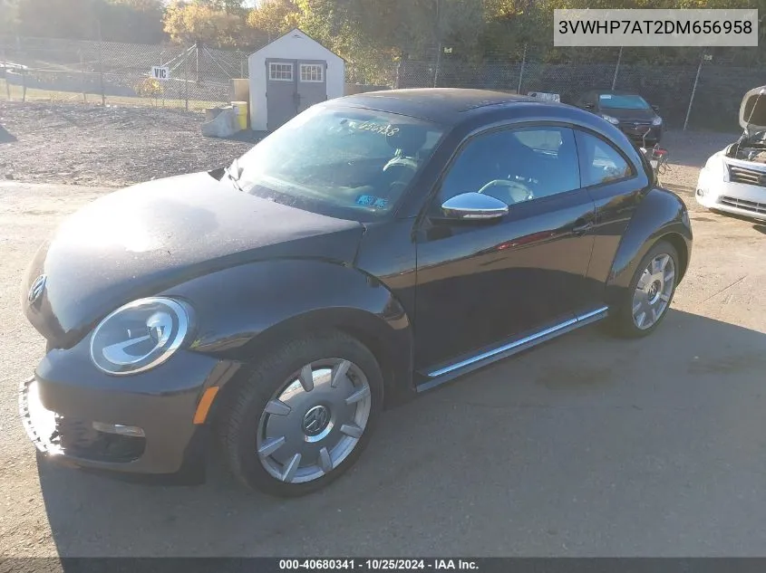 2013 Volkswagen Beetle VIN: 3VWHP7AT2DM656958 Lot: 40680341