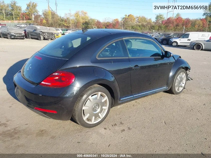 2013 Volkswagen Beetle VIN: 3VWHP7AT2DM656958 Lot: 40680341