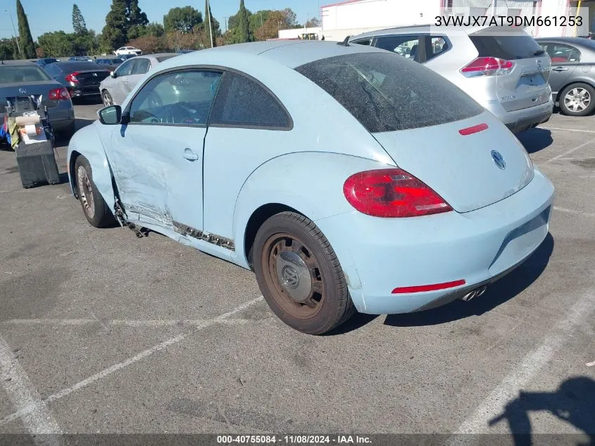 2013 Volkswagen Beetle 2.5L VIN: 3VWJX7AT9DM661253 Lot: 40755084