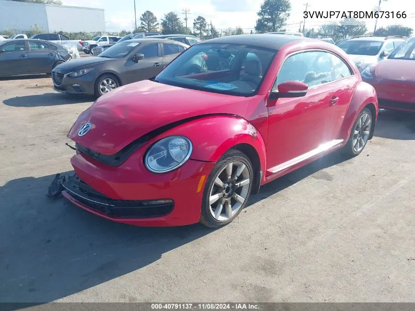 2013 Volkswagen Beetle 2.5L VIN: 3VWJP7AT8DM673166 Lot: 40791137